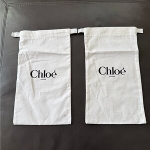 NEW Chloe Set of 2 Dust Bags